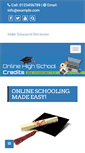 Mobile Screenshot of onlinehighschoolcredits.com